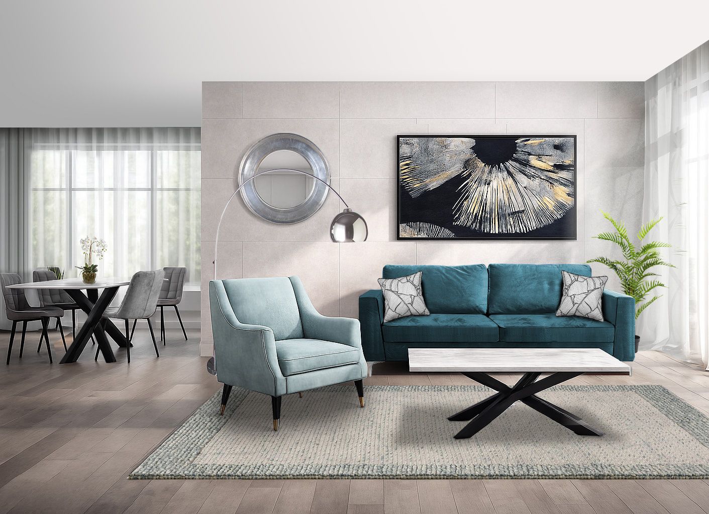 Henbury buy to let furniture package living room
