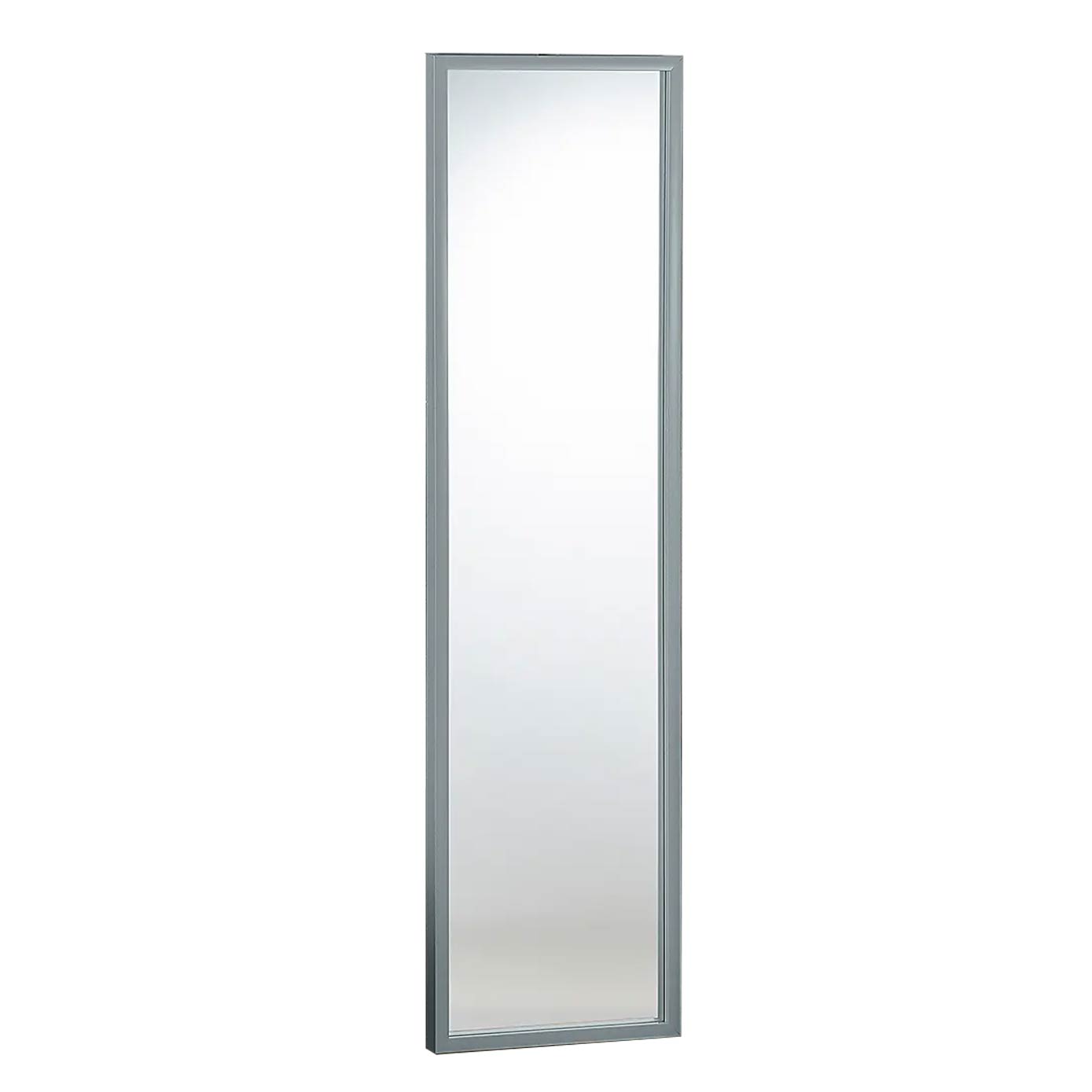 Rectangle Full Length Wall Mirror in grey