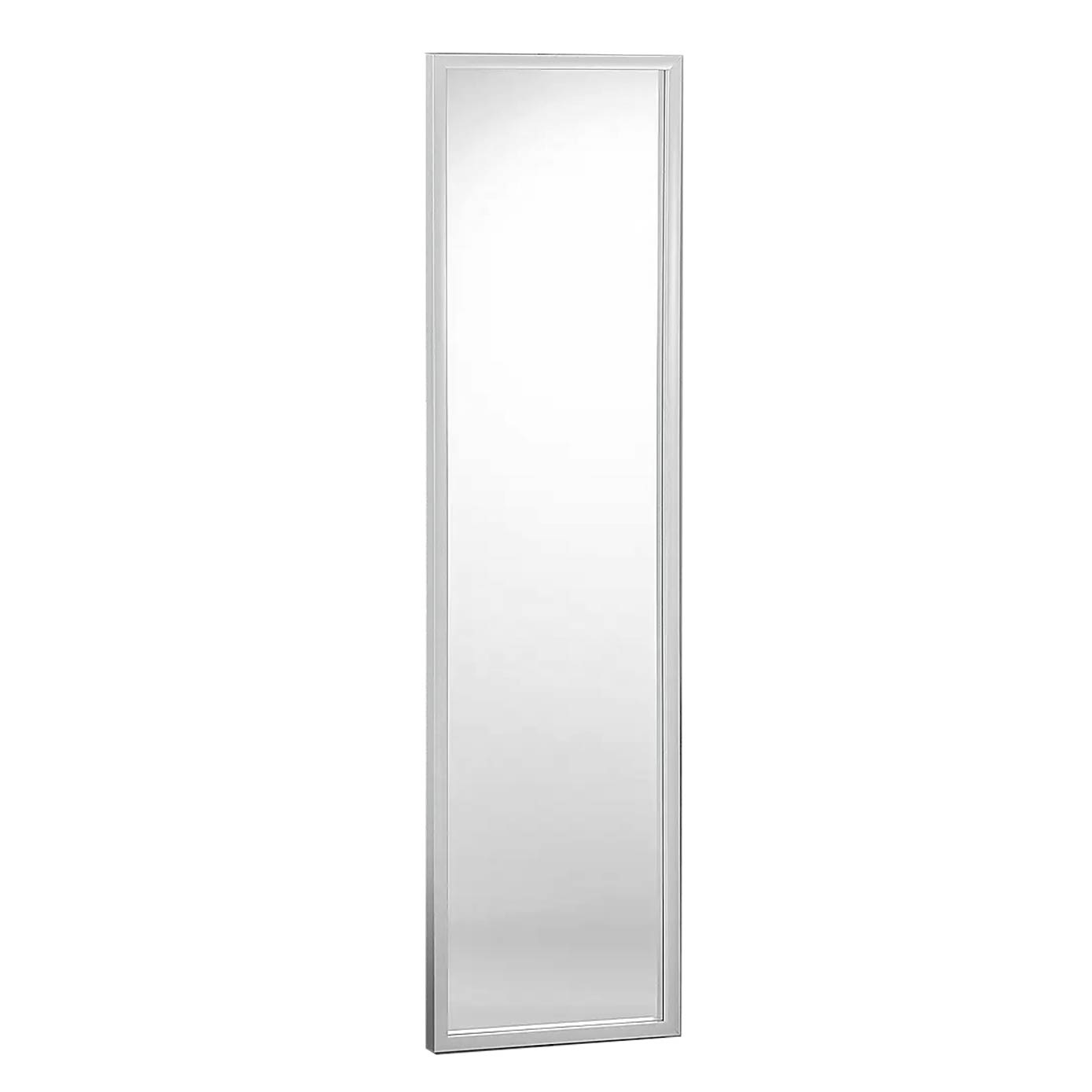 Rectangle Full Length Wall Mirror in white
