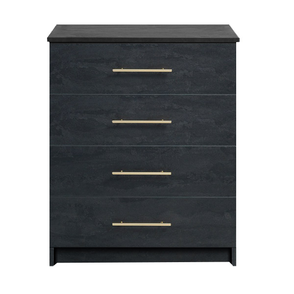 4 drawer chest in charcoal