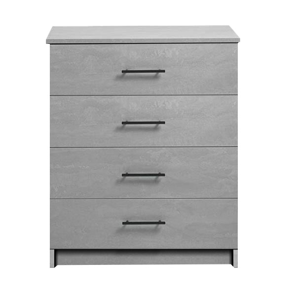 4 drawer chest of drawers in concrete