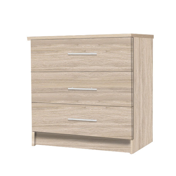 CLASSIC 3 DRAWER CHEST IN LORENZO OAK