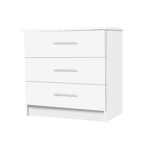 CLASSIC 3 DRAWER CHEST IN WHITE