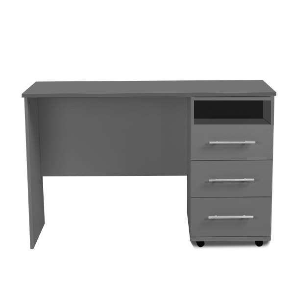 HMO Grey 3 Drawer Desk