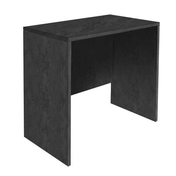 charcoal black spacesaver desk