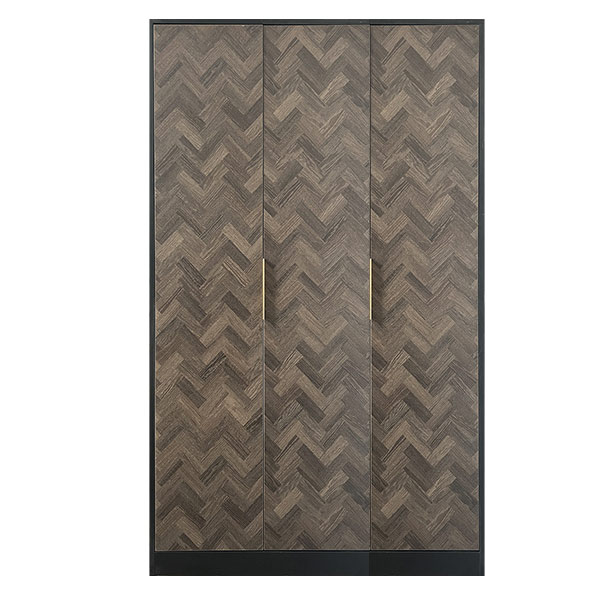 Herringbone triple wardrobe gold