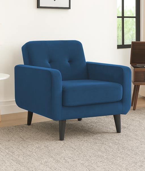 SOCIAL HOUSING ACCENT CHAIR IN BLUE