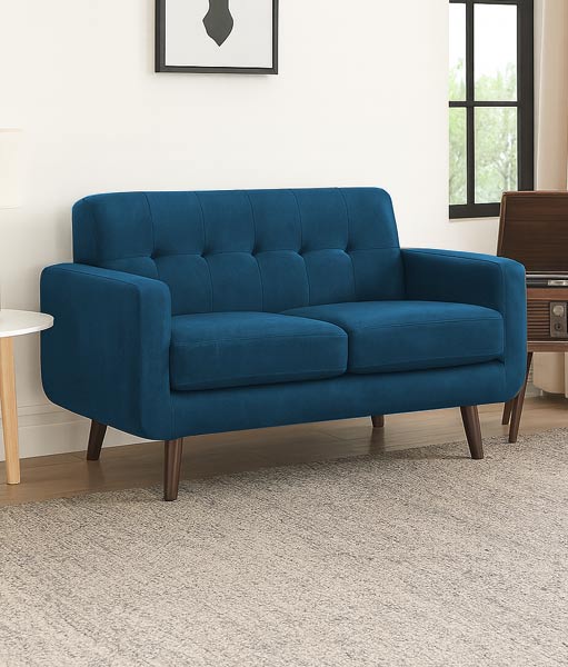 SOCIAL HOUSING SOFA IN BLUE