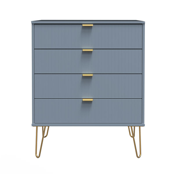 4 DRAWER CHEST IN DENIM