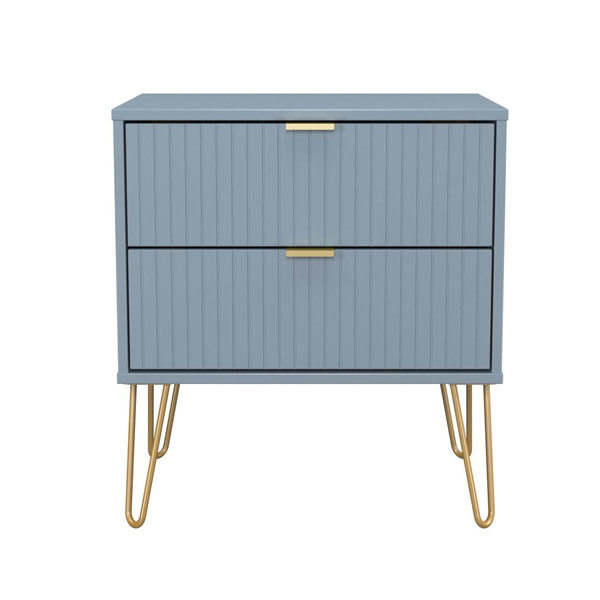 Linear bedside in Denim