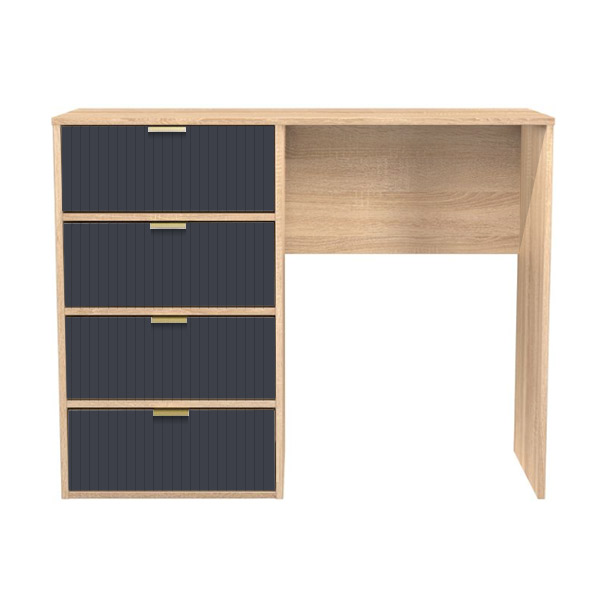 Desk in Indigo Blue & Bardolino Oak
