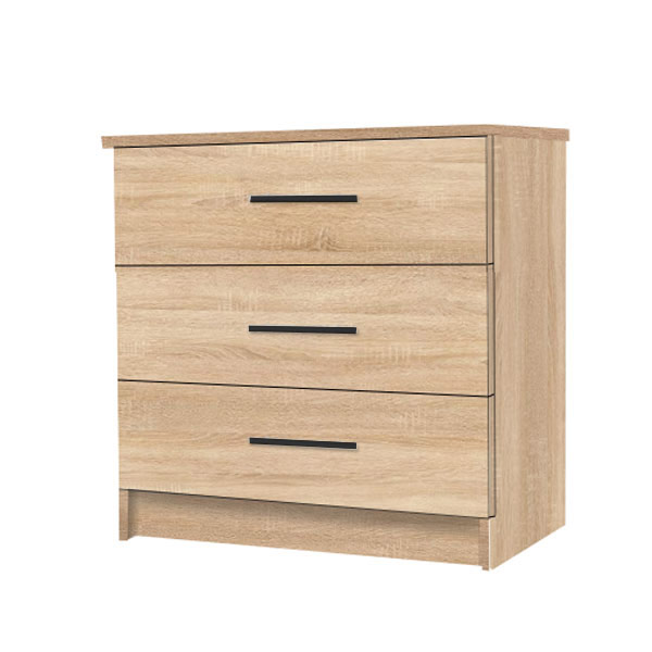 3 Drawer Chest in Sonomo Oak