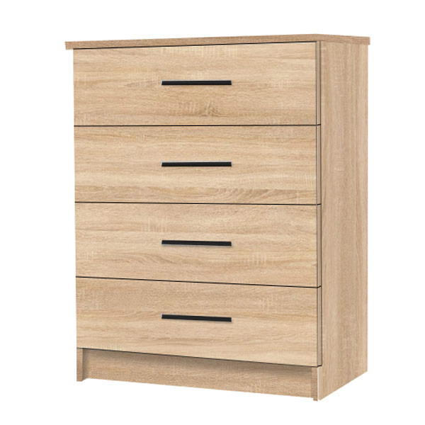 4 Drawer Chest in Sonomo Oak