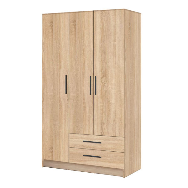 Sonomo Oak Triple Combi Wardrobe