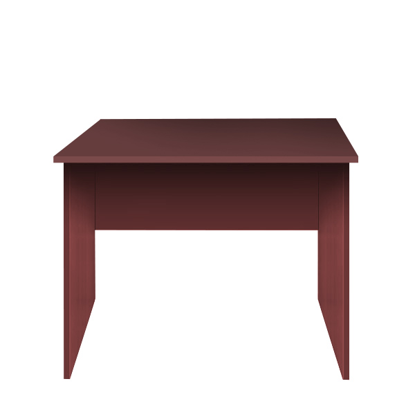 BORA spacesaver desk in red