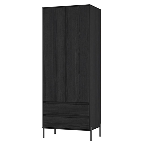 LEONA COMBI WARDROBE IN BLACK ASH