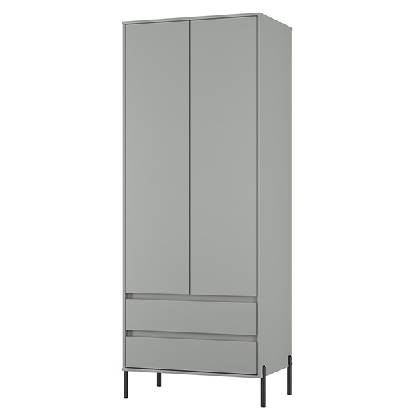 LEONA COMBI WARDROBE IN DUSK GREY