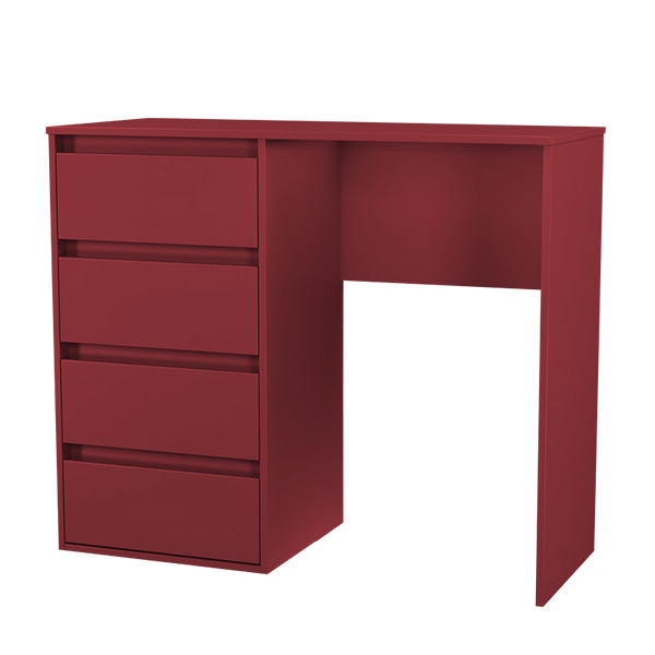 LEONA FURNITURE PACK DESK IN RED