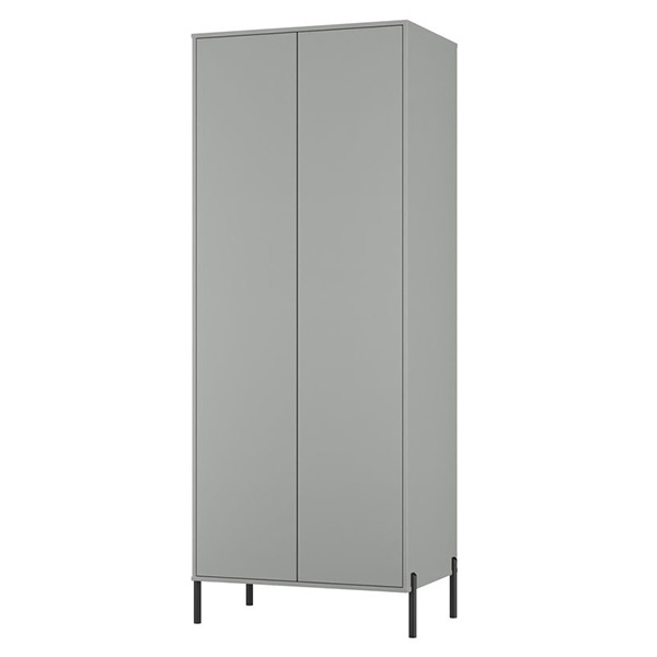LEONA DOUBLE WARDROBE IN DUSK GREY
