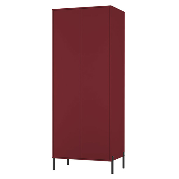 LEONA DOUBLE WARDROBE IN RED