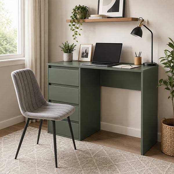 Leona 4 Drawer Furniture Pack Desk