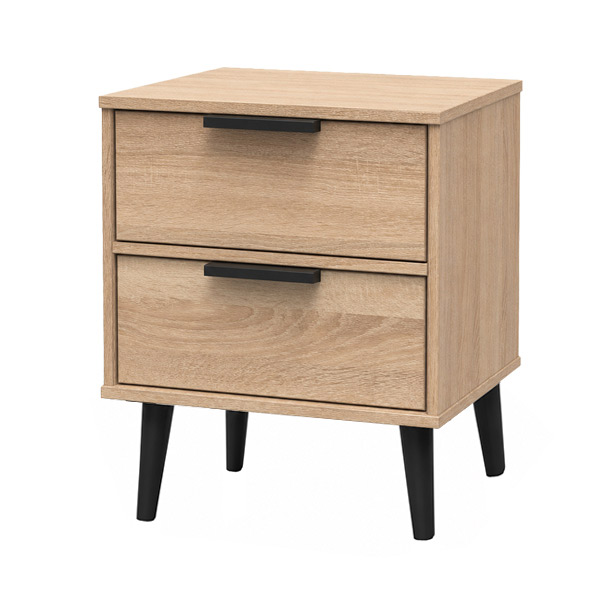 Haus Kraft bedside in bardolino oak