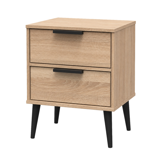 Haus Kraft bedside in bardolino oak