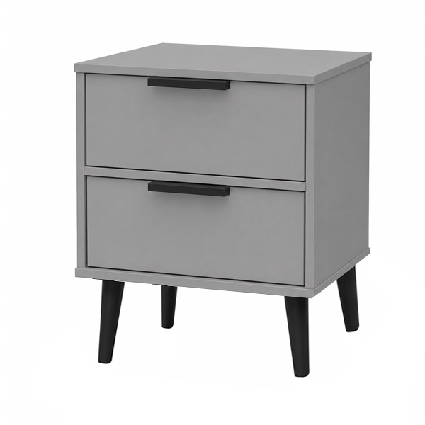 Haus Kraft bedside in dusk grey
