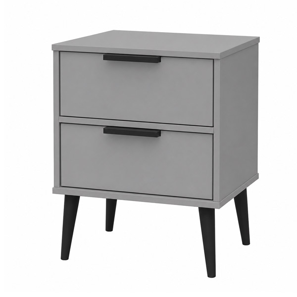 Haus Kraft bedside in dusk grey