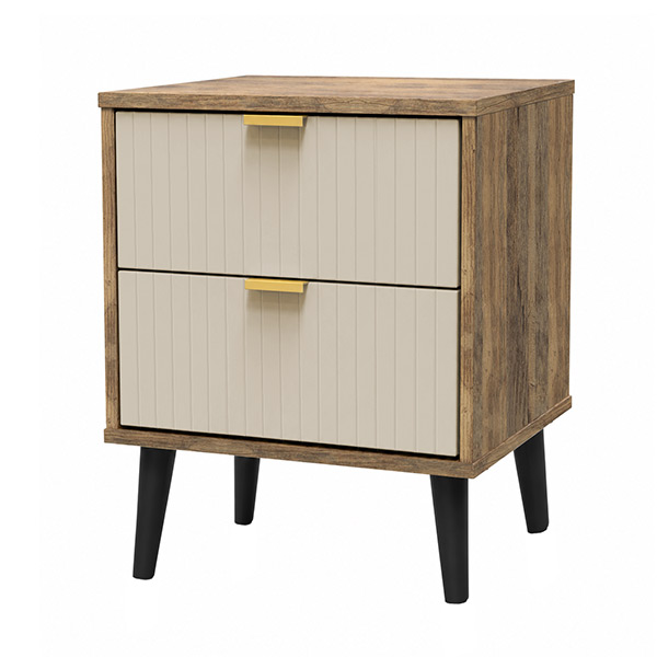 Linear Bedside in Kashmir with black handle