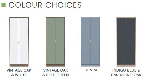 HMO linear Bedroom Furniture colours